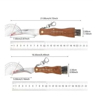 Couteau à Champignon avec Brosse Multifonctionnel