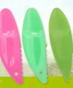 Couteau Kiwi en Plastique 2 en 1 – pour Éplucher, Trancher et Diviser les Fruits