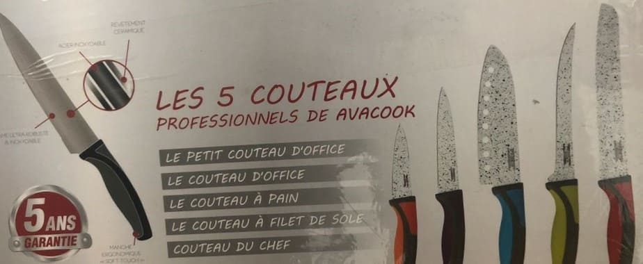 Couteau Avacook : L’Essentiel pour Votre Cuisine